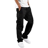 MGYIMOYUGYM Men's Casual Cargo Pants Hiking Pants Workout Joggers Sweatpants for Men