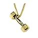 Dumbell Power Pendant Necklace