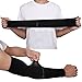 DoSmart Black Silk UV-Protection Unisex Cooling Arm Sleeves For Outdoor Sports (Driving/Riding/Basketball/Hiking/Golf)(2 Pairs)