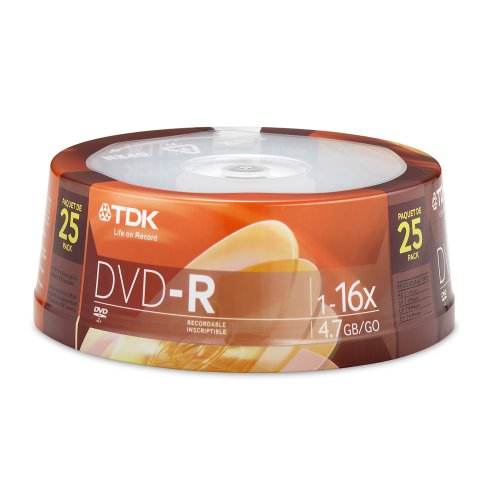 UPC 020356485177, TDK 4.7GB 16x DVD-R (25-Pack Spindle ) (Discontinued by Manufacturer)