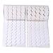 400 Pieces 0.78 Inch Diameter Sticky Magic Dots Nylon Fabric Sticky Back Coins Hook and Loop Adhesive Fastener Circles 200 Pairs,White (1000Pieces)