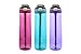 Contigo Water Bottles, 3 Pack, Red, Purple, Blue