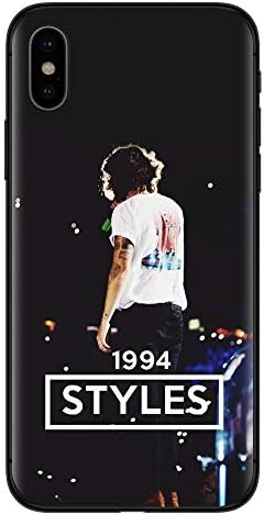 XUHAHASJK Phone Case/One Direction Tattoos Harry Styles Phone Cases For Coque Iphone 5S Se 6 6S 7 7Plus 8 8 Plus X Soft Black Silicone Cover