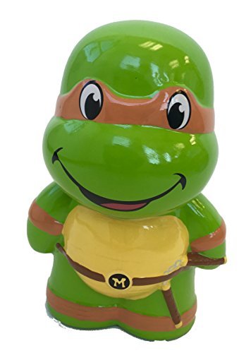 Teenage Mutant Ninja Turtles Michelangelo Mikey Ceramic Piggy Bank Coin Bank
