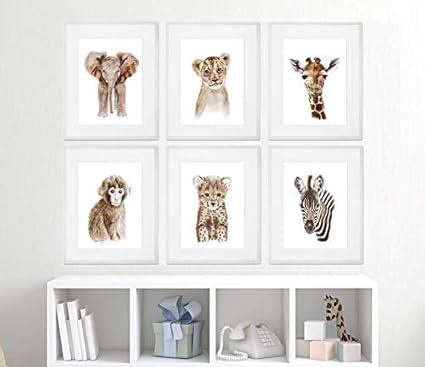 framed nursery prints