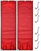 COMPONO Wall Storage Pocket Charts (10 Pocket - 2 Pack, Red) File Organizers with Free Bonus 6 Door Hangers. Best Pocket Chart for School, Classroom, Home or Office. Wall Pocket Chart Organizer