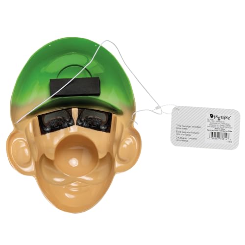 Nintendo Super Mario Maske - Luigi/Erwachsen, Grün 4