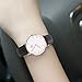 Aurora Men's Casual Business Analog Quartz Waterproof Wrist Watch with Black Leather Band-Silver