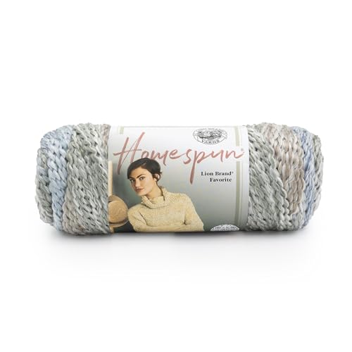 Lion Marke Garn 790–225 98% Acryl/2% andere Faser Homespun Garn, am Strand Streifen