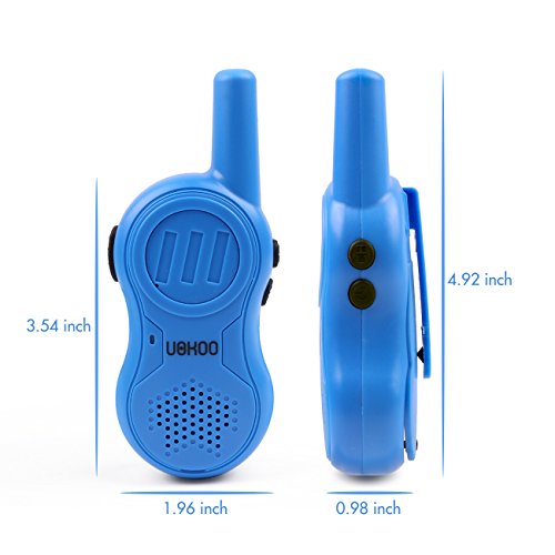 Walkie Talkies for Kids, 3 Channels Two Way Radio 2 Miles Range Handheld Mini Walkie Talkies, Toys for 4 5 6 7 8 9 10 Year Old Boys and Girls - Thumbnail 3