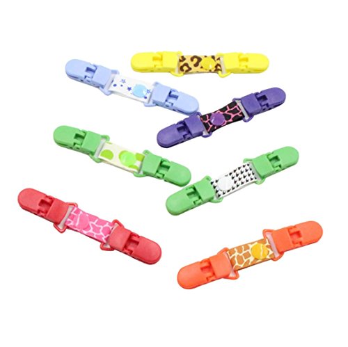 image for Nacome Baby Pacifier Clip,1 Pack Plastic Teething Clips Fits All Pacif