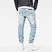 G-Star Raw Men's Arc 3D Slim Fit Jean In Wisk Denim Light Aged Destroyed