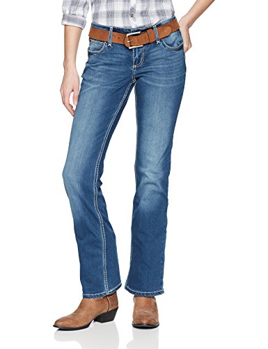 Wrangler Women's Retro Mae Mid- Rise Boot Cut Jeans (5x34)