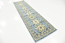Unique Loom Taftan Collection Border Geometric