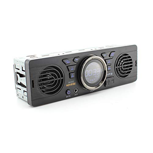 Baceyong 12V Car Stereo SD Card AV252 Radio Built-in Bluetooth host Speaker USB Audio Receiver