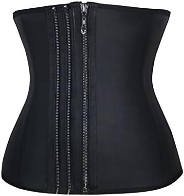 Aecibzo Women's Latex Steel Boned Waist Trainer Trimmer Corset for Weight Loss