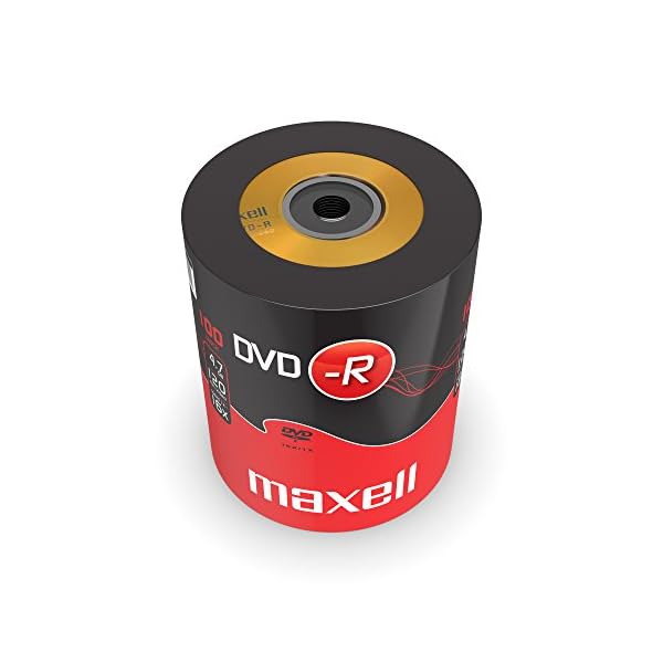 Maxell 275733 DVD-R Rohlinge (16x Speed, 4,7GB, 100er Shrink) 100 Disk - Shrink Wrapped – Bild 3