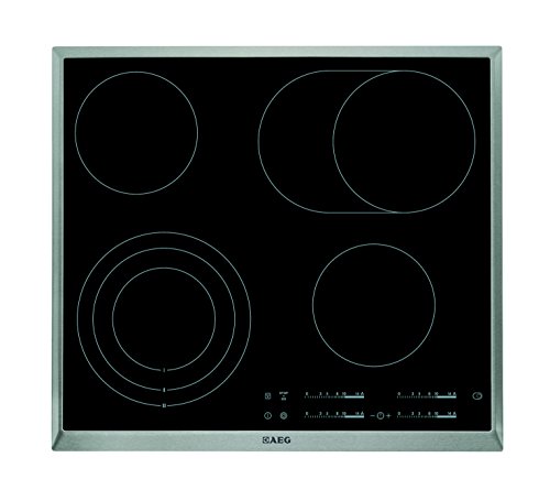 AEG-Electrolux HK 654070 X-B Kochfeld Elektro/Glaskeramik/Ceran / 57,6 cm/Bräterzone/Restwärmeübersicht/edelstahl