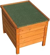 BUNNY BUSINESS Hide House Rabbit Guinea Pig Cat 50x42x43cm Red view 5