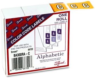 smead alphabetic color code labels