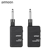 ammoon WS-10 Digital 2.4Ghz Audio Wireless Electric Guitar Transmitter Receiver Set