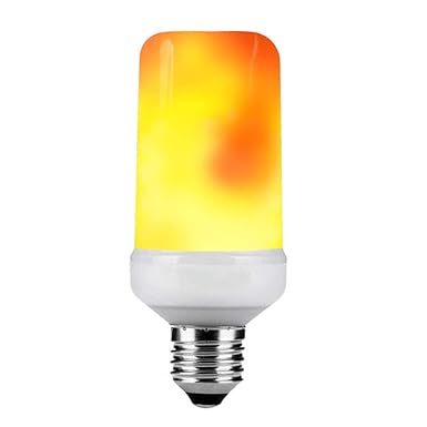 Flamme Lampe, PURSNIC Flackerlicht E27 Flimmer Feuer Birne, 1300K Auf den Kopf gestellt Simulierter Feuer Flackernder Flammen