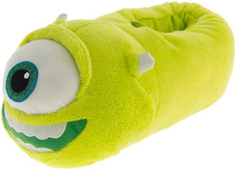 Disney Pixar Boys Girls Kids Monsters Inc University Faux Fur Novelty Boot Slippers US 12-13