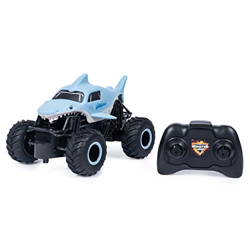Monster Jam, Official Megalodon RC Truck, 1:24 Scale, 2.4 GHz, for Ages 4 and Up