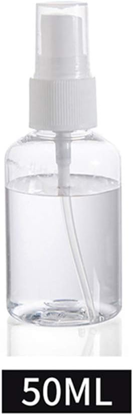 YOJINKE 10PCS Fine Mist Clear Spray Bottles Refillable Reusable Empty Plastic Travel Bottle for Essential Oils, Travel, Perfumes