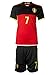 NEW! - Belgium UEFA Euro 2016 #7 De Bruyne Home Soccer Kids Jersey & Shorts - Youth Sizes