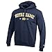 Elite Fan Shop University Of Notre Dame Hoodie Sweatshirt Navy 1842