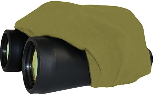 BinoSlicker - Waterproof, Lightweight, Binocular Cover with Microfiber Lens Cleaner- Reg (Flat Dark Earth)