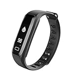 Fitness Tracker, B2Future Bluetooth 4.0 Fitness Tracker Watch, Blood Pressure Heart Rate Monitor Sleep Monitor Calorie Counter Pedometer Activity Tracker for Android and IOS Devices