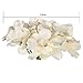 Veryhome Blooming Silk Hydrangea Flower Heads for DIY Bouquets Wedding Centerpieces Home Decor (Cream White) 12pcs