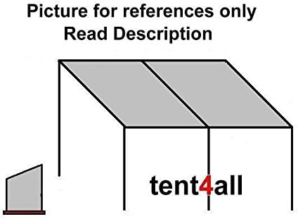 Amazon Com 10x20 Canopy Single Slope Angle Shade Tent Car Sport