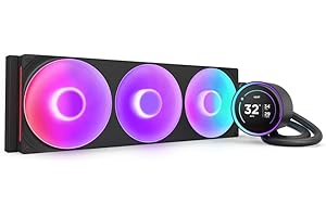 NZXT Kraken Elite 420 RGB 2025 - AIO CPU Liquid Cooler - 420mm Radiator - F420 RGB Core Fan - Customizable 2.72" IPS LCD - NZ