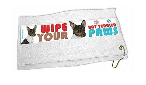 Pet Grooming Wipes Amazon Com Rat Terrier Paw Wipe Towel