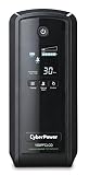 CyberPower CP1000PFCLCDTAA PFC Sinewave UPS System, 1000VA/600W, 10 Outlets, Mini-Tower, TAA Certified
