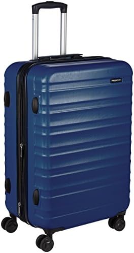 Amazon Basics Hardside Spinner Suitcase Luggage - Expandable with Wheels - 26 Inch, Navy Blue 1 Amazon Basics Hardside Spinner Suitcase Luggage - Expandable with Wheels - 26 Inch, Navy Blue