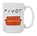 Pivot Friends Mug 15 oz Deluxe Large Double-Sided Mug