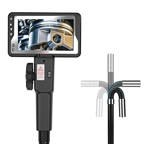 Ralcam Articulating Borescope Inspection Camera with 4.5" IPS LCD