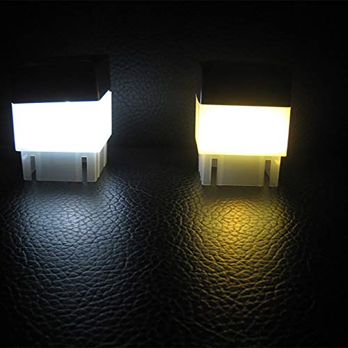 image for Gotian Solar Powered Outdoor LED Square Fence Light Garden Landscape P
