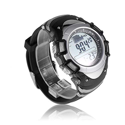 LasVogos SUNROAD Men Digital Fishing Watch 50m Waterproof Sport Barometer Thermometer