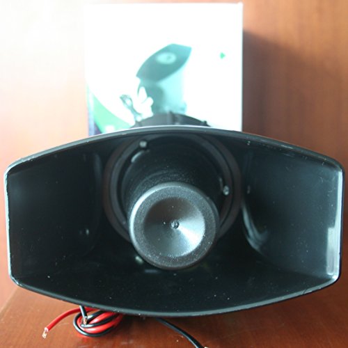 Cool-Zingers-100-Watt-Police-Siren-5-Sound-Emergency-Vehicle-Warning-Speaker-PA-System-Microphone-12v