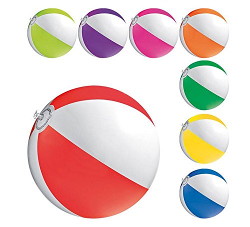 STOCK 30 PEZZI Palla Pallone da mare spiaggia gonfiabile bianco colorato da 20 25 cm