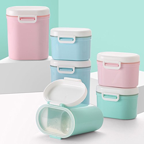 Mochiglory Protable Formula Dispenser with Leveller BPA Free Milk Powder Container Fruits Snacks Storage with Free Scoops - Thumbnail 2