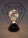 Vintage Cage Metal Lamp Shade - Motent Industrial Black Metal Bird Cage Light DIY Ceiling Pendant Lights for Dining Room Bedroom Loft Hallway