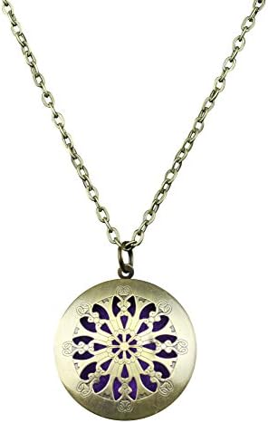 Essential Oil Diffuser Necklace | Aromatherapy Diffuser Necklace | Antique Bronze Diffuser Necklace