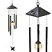 Sorbus Wind Chimes Solar Powered Color Changing LED Glass Ball, Great for Patio, Lawn, Garden, and Terrace - Musical Wind Chime Outdoor Home Decoration