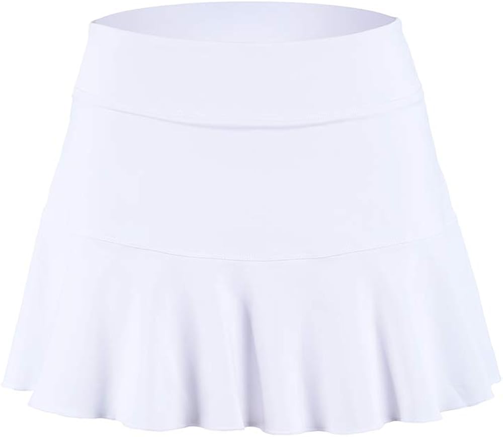 Rainbow Tree Tennis Skirts for Women,Athletic Golf Pleated Skirts with Shorts Indoor Exercise,Runs Large: Clothing
